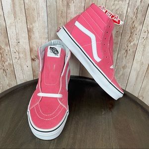 Vans | Shoes | Vans Sk8hi Strawberry Pinktrue White High Top Sneaker Size 7  Women | Poshmark